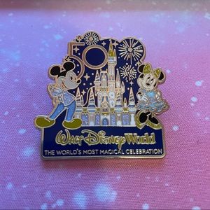 50th anniversary Walt Disney World pin